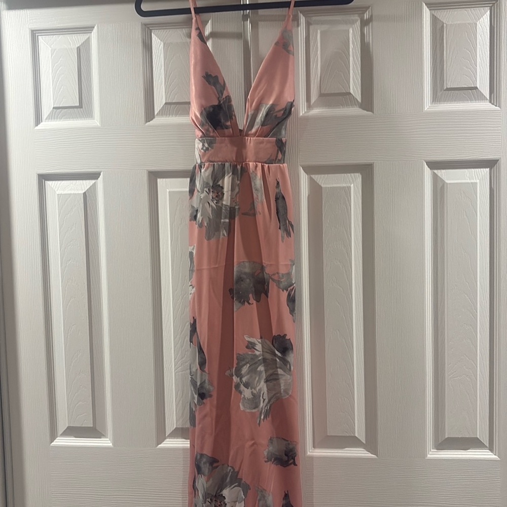 Carolina pink maxi dress, size M, style #D46436.